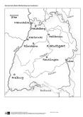 Württemberg baden stumme landschaften karte Baden Württemberg
